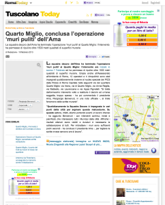 13-02-18 Quarto Miglio, conclusa loperazione muri puliti dellAma - RomaToday