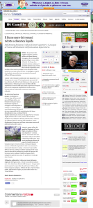 QM - Il fiume sacro dei romani ridotto a discarica liquida - Corriere Roma (20130505)
