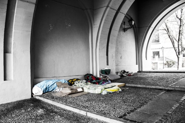 homeless, blankets, charity