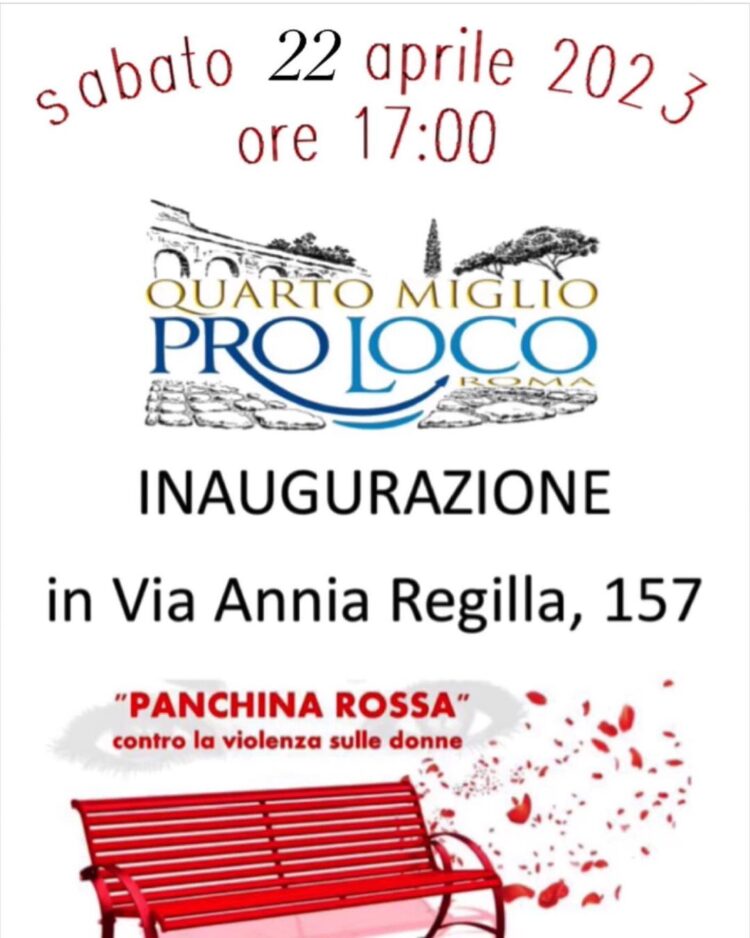 Panchina Rossa di Quarto Miglio