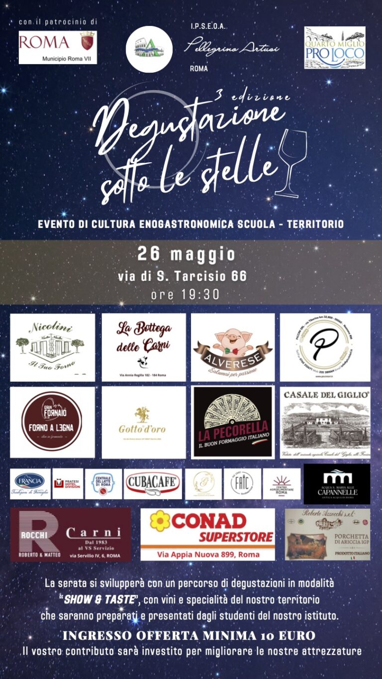 DEGUSTAZIONE SOTTO LE STELLE - Terza Edizione