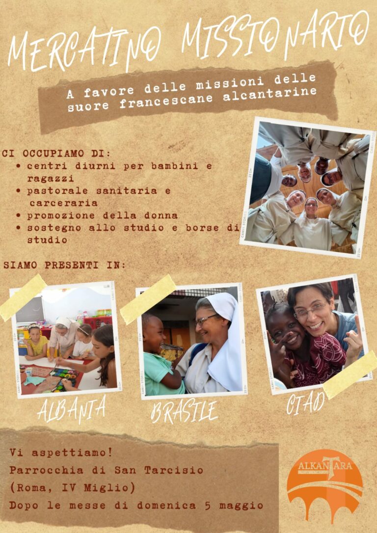 Vi aspettiamo! Parrocchia di San Tarcisio (Roma, IV Miglio) Dopo le messe di domenica 5 maggio