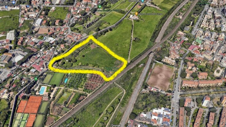 Parco Acquedotti area da acquisire da Fondazione Gerini
