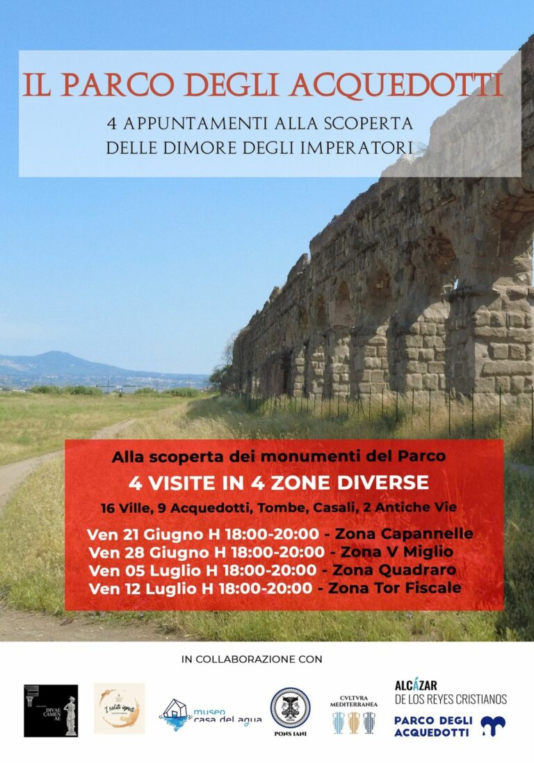 Il Parco degli Acquedotti, 4 appuntamenti alla scoperta del Parco