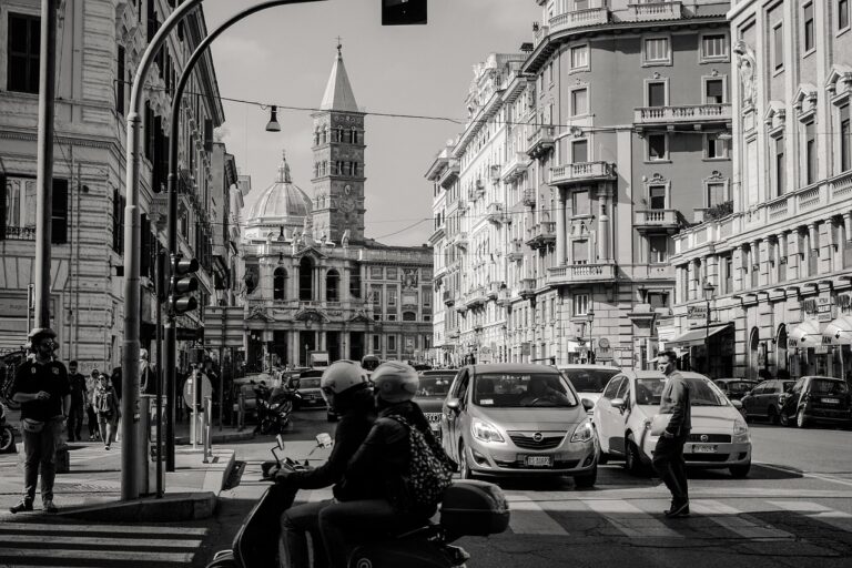 rome, city, traffic, atac