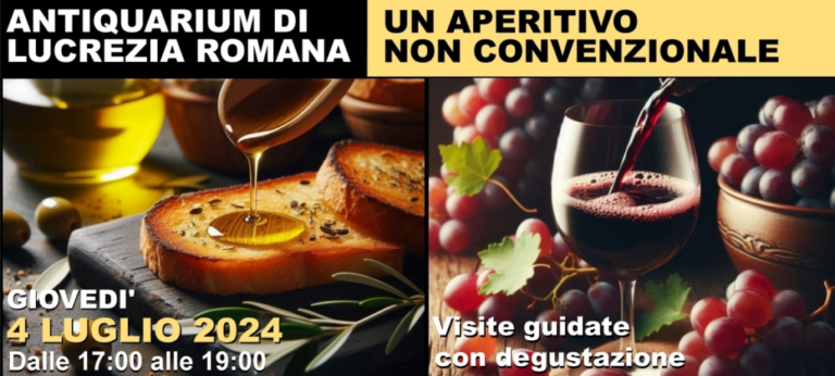 L'articolo Aperitivo non convenzionale a Lucrezia Romana proviene da Sito ufficiale Parco Archeologico dell'Appia Antica.