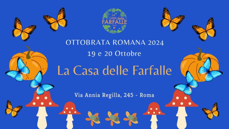 Ottobrata Romana con le farfalle - sabato 19 e domenica 20 ottobre 2024