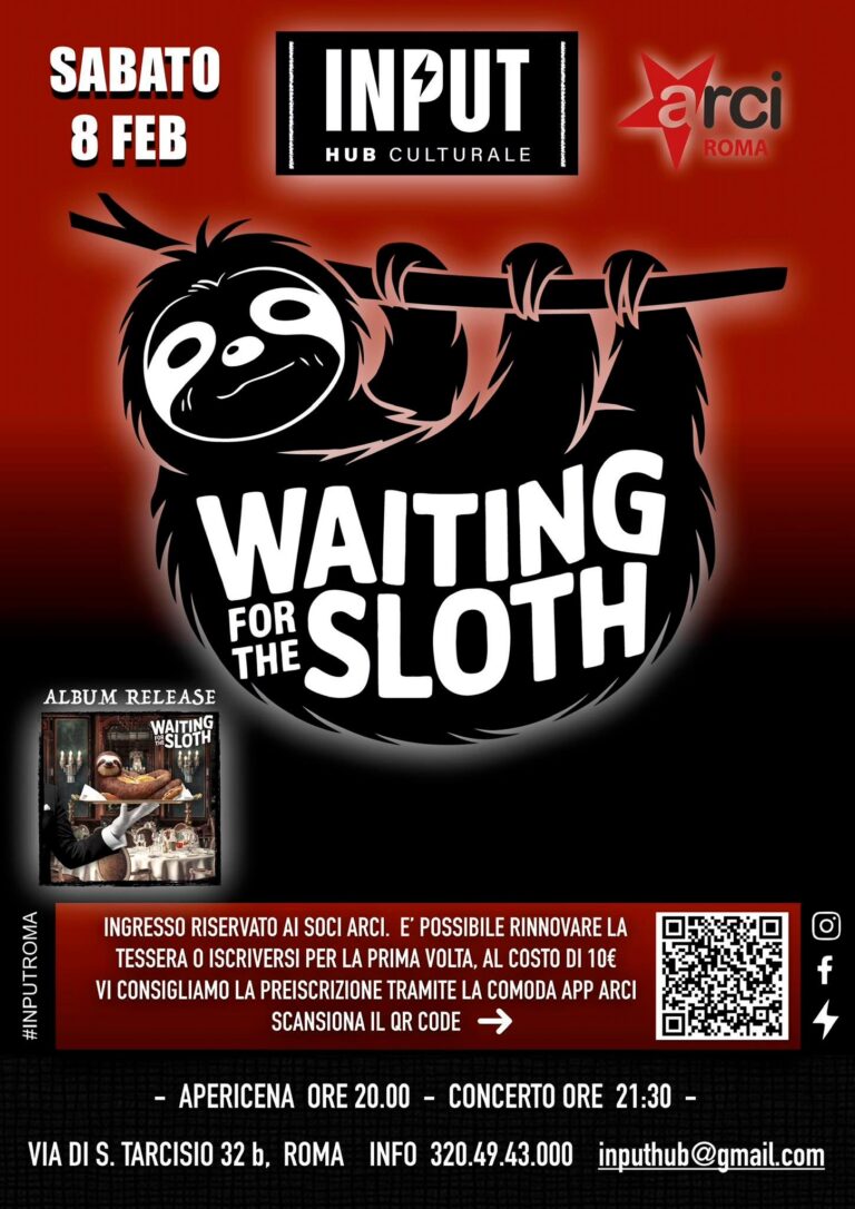Waiting for the Sloth live: Presentazione del primo album a Roma
