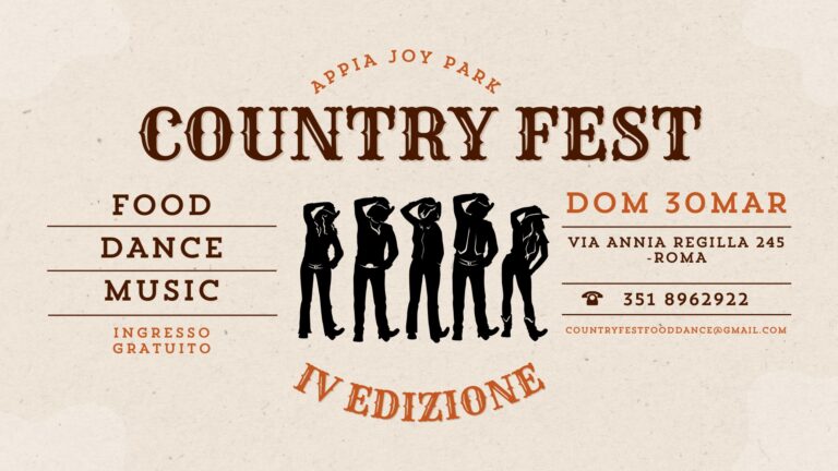 Country Fest 2025 – Quarta Edizione a Roma