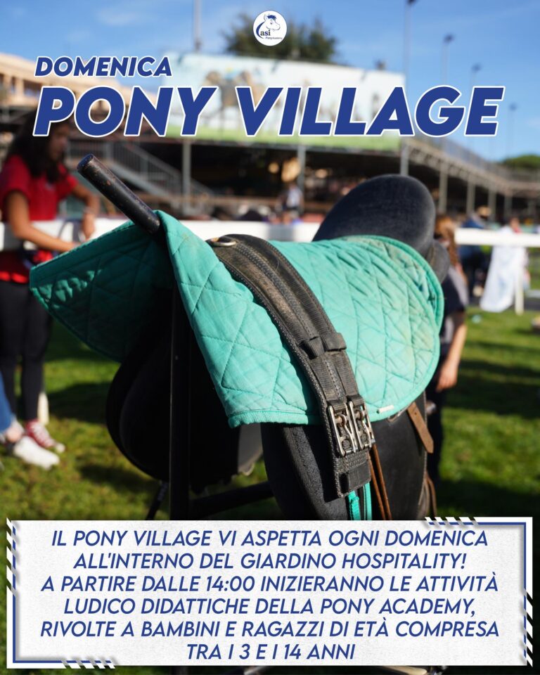 Pony Village a Capannelle: attività ludico-didattiche per bambini e ragazzi ogni domenica