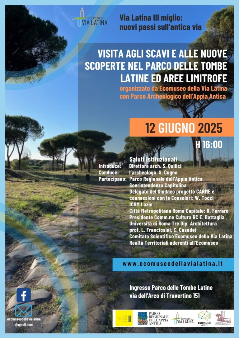 Via Latina III miglio: nuovi passi sull’antica via