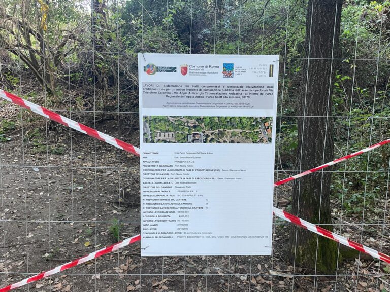 Una nuova pista ciclopedonale tra l’Appia Antica e via Cristoforo Colombo