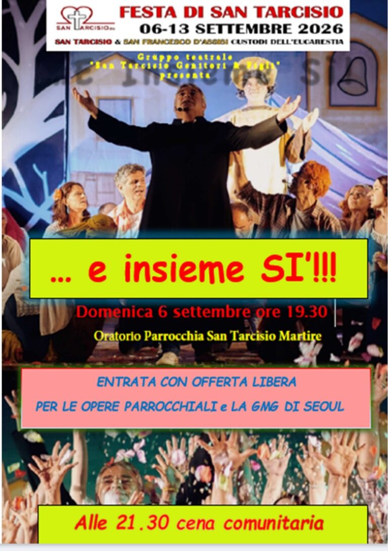 Spettacolo “… e insieme SI!!!” - domenica 6 settembre 2026