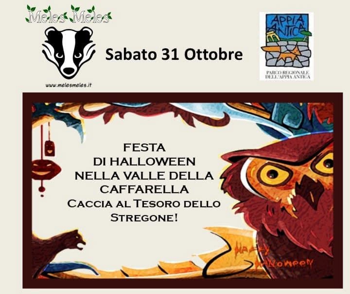 Caccia al tesoro dello Stregone della Caffarella – sabato 31 ottobre